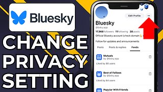 HOW TO CHANGE VISIBILITY FOR YOUR ACCOUNT ON BLUESKY SOCIAL