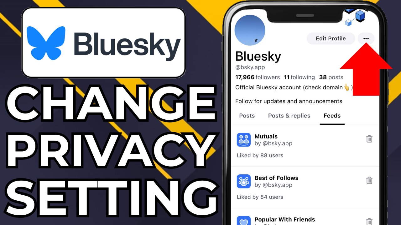 HOW TO CHANGE VISIBILITY FOR YOUR ACCOUNT ON BLUESKY SOCIAL