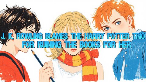 J. K. Rowling Blames The Harry Potter Trio For Ruin The Books For Her