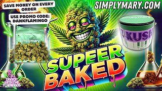 Getting Super Baked on Simply Mary! Dankin with the Flamingos Review!!