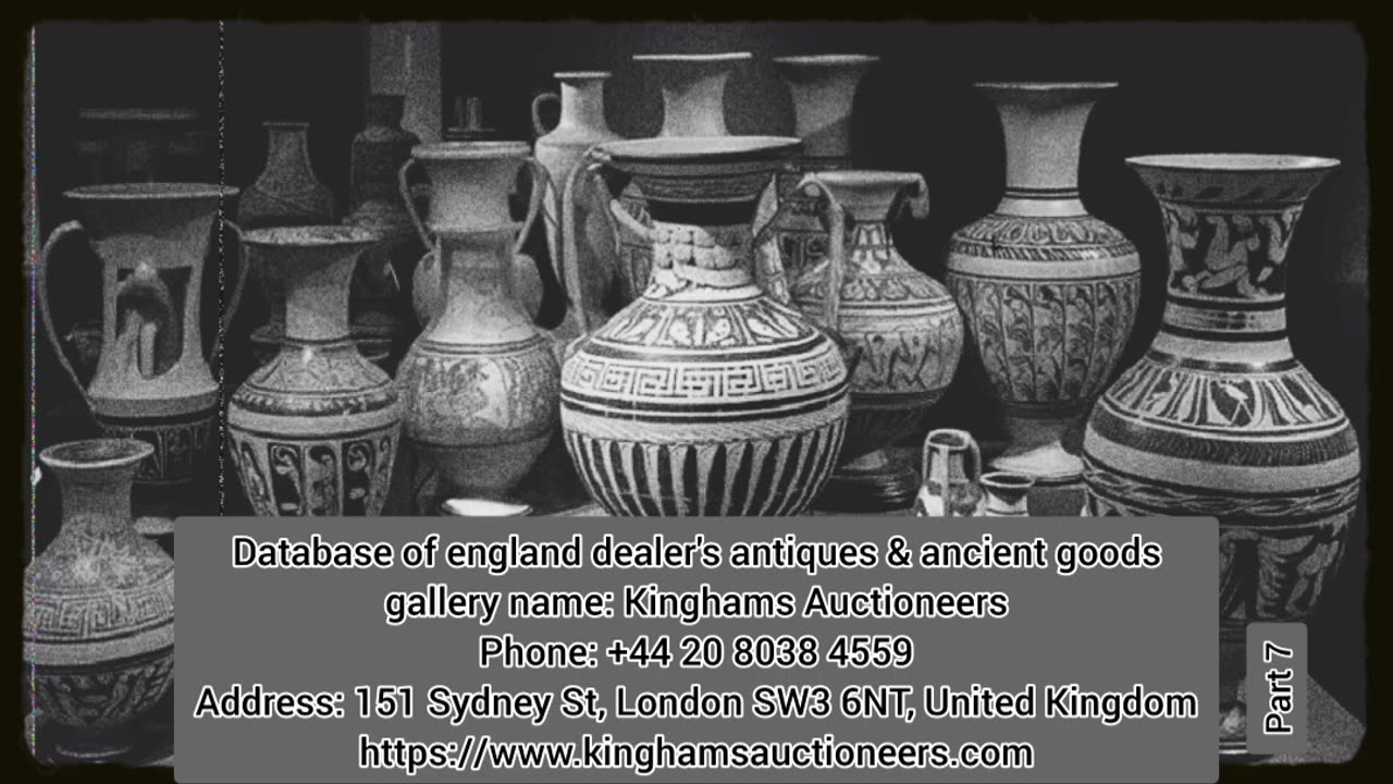 database of buyers of antiques and ancient goods