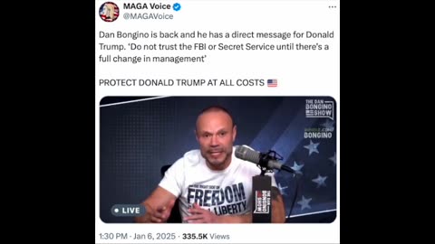 Dan Bongino : Protect Trump At All Cost; Trust No One!