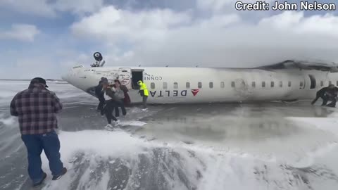 Delta plane flying from Minneapolis to Toronto CRASHES