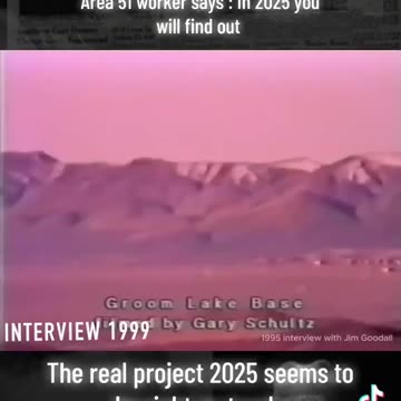 1999 Interview of Dr Steven Greer About Area 51: We'll Learn More in 2025