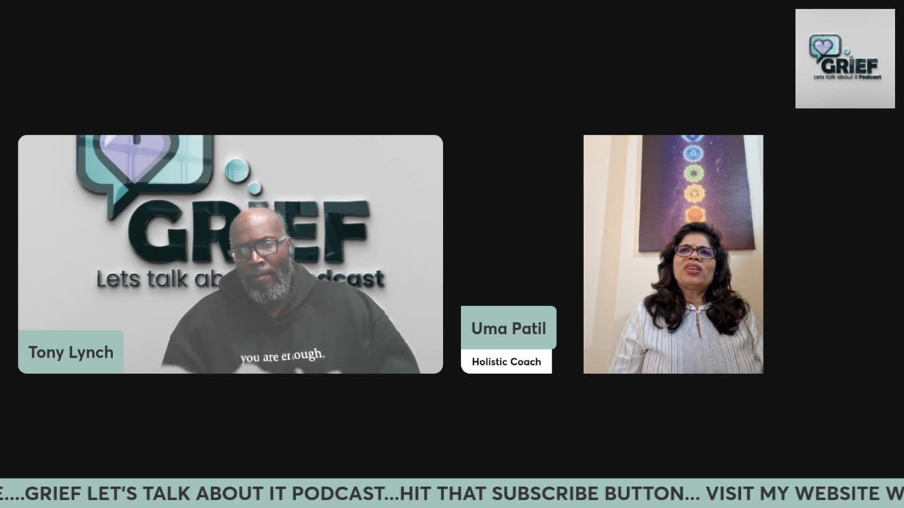 GRIEF LET'S TALK ABOUT IT PODCAST/ UMA