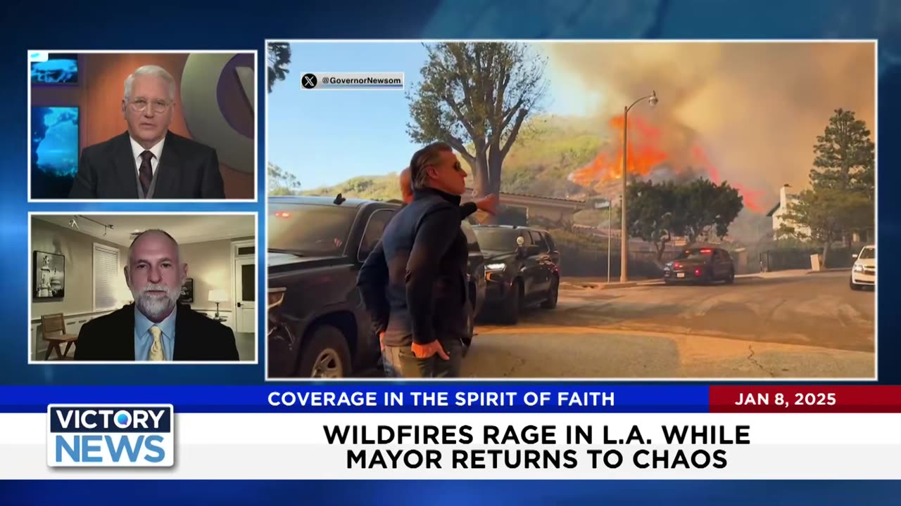 Victory News 1/8/25 - 4p.m: Wildfires Rage in L.A. While Mayor Returns to Chaos