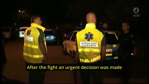 2010 Ambulance attacked in Muslim city of Malmo in Sweden