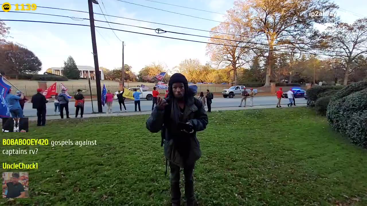Atlanta Stop The Steal 2020 THROWBACK Governor's Mansion