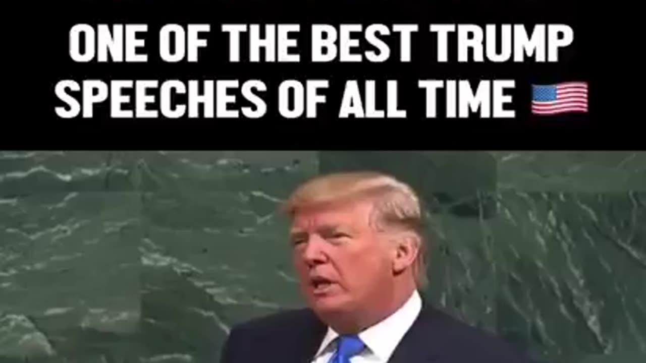 1 of Trump's best speeches