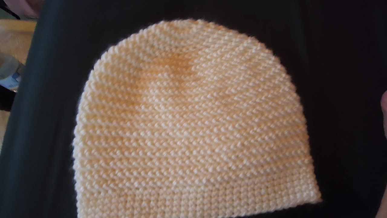 I Call This One The "Snowcap Beanie!"