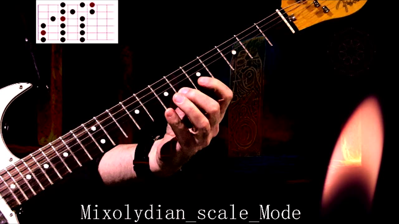 G Mixolydian mode