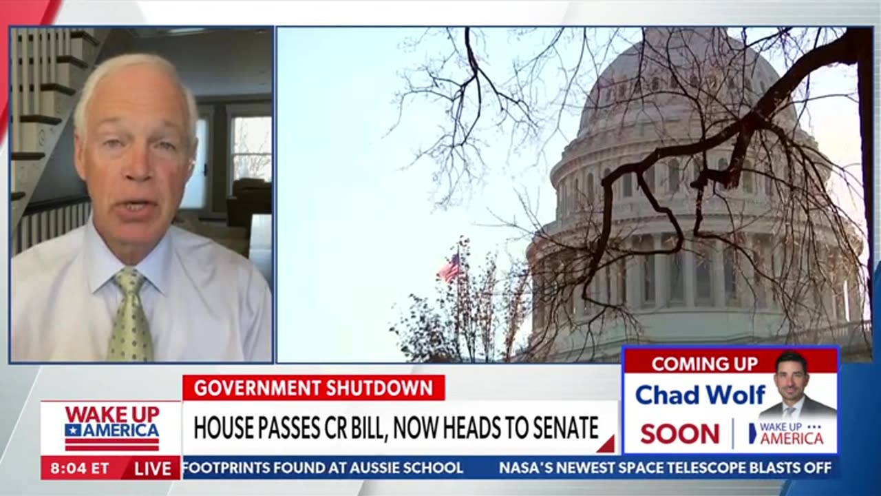 Senator Ron Johnson on Wake Up America 3.12.25