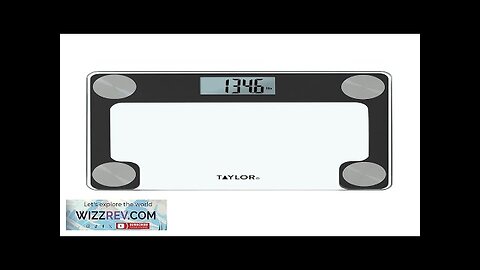 Taylor Digital Compact Scale with Travel/Storage Tote Mini Weighing Device for Body Review