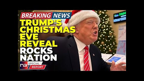 BREAKING: Trump's Christmas Eve Plans Have The Political World Freaking Out For One Major Reason