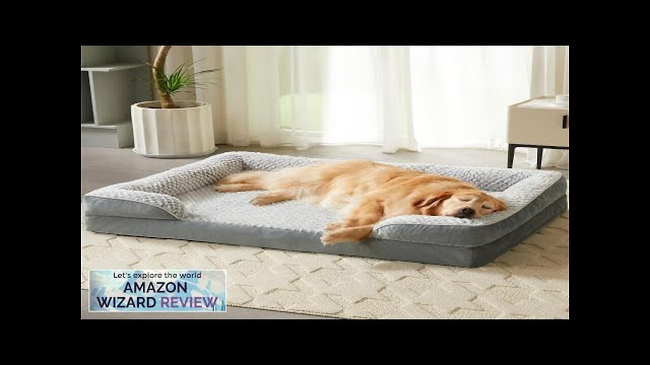 Orthopedic Large Dog Bed Sofa Dog Bed Large Sized Dog with Egg Review