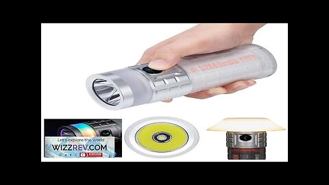 Lumintop Rainbow LED+RGB 40W Flashlight 3000LM 1000M 46950 32000mAh Battery USB-C Review