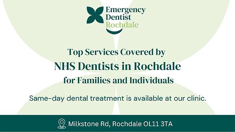 NHS Dentist in Rochdale – Quality Care You Can Trust 🏥