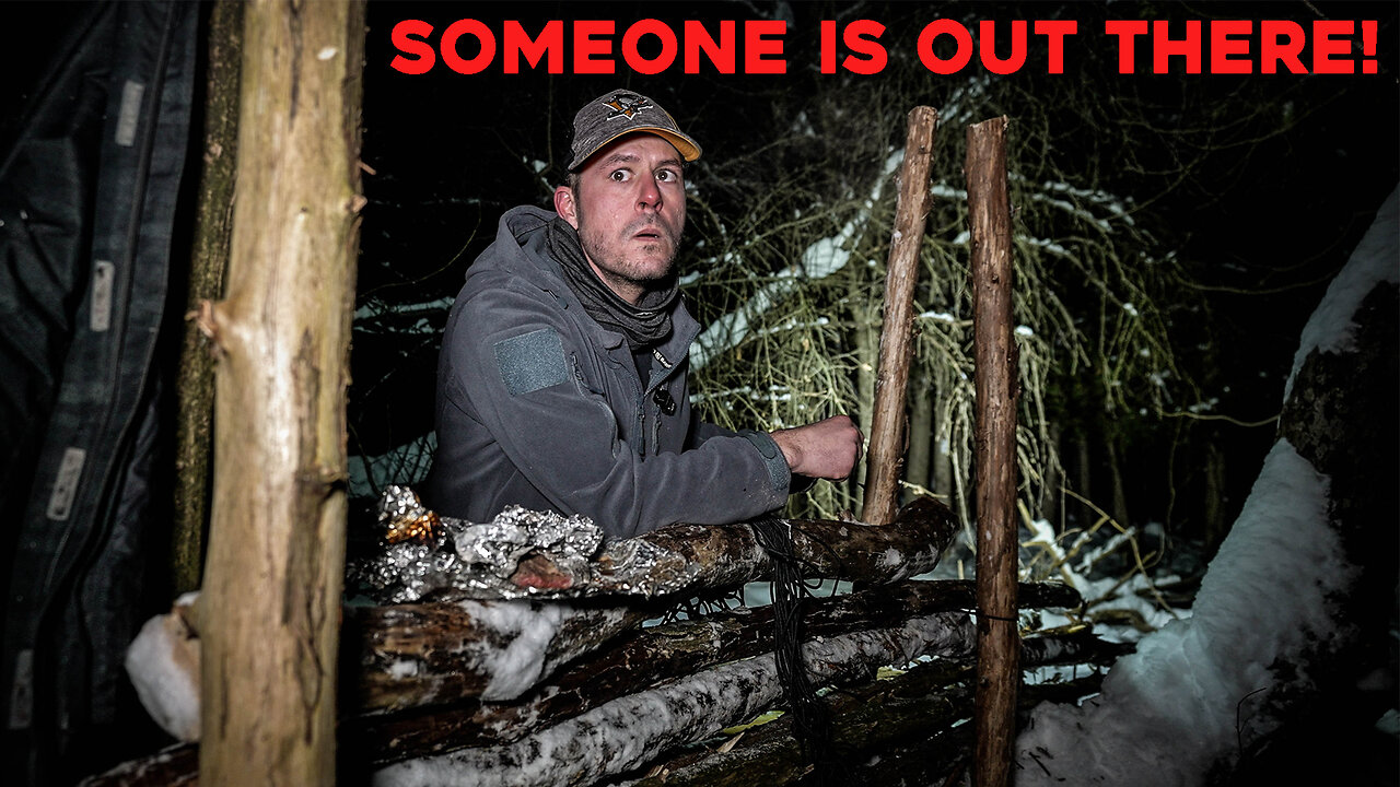 (SOMEONE IS OUT THERE!) THERE IS A LUNATIC HIDING IN THE HAUNTED WOODS | Terrifying Night Alone