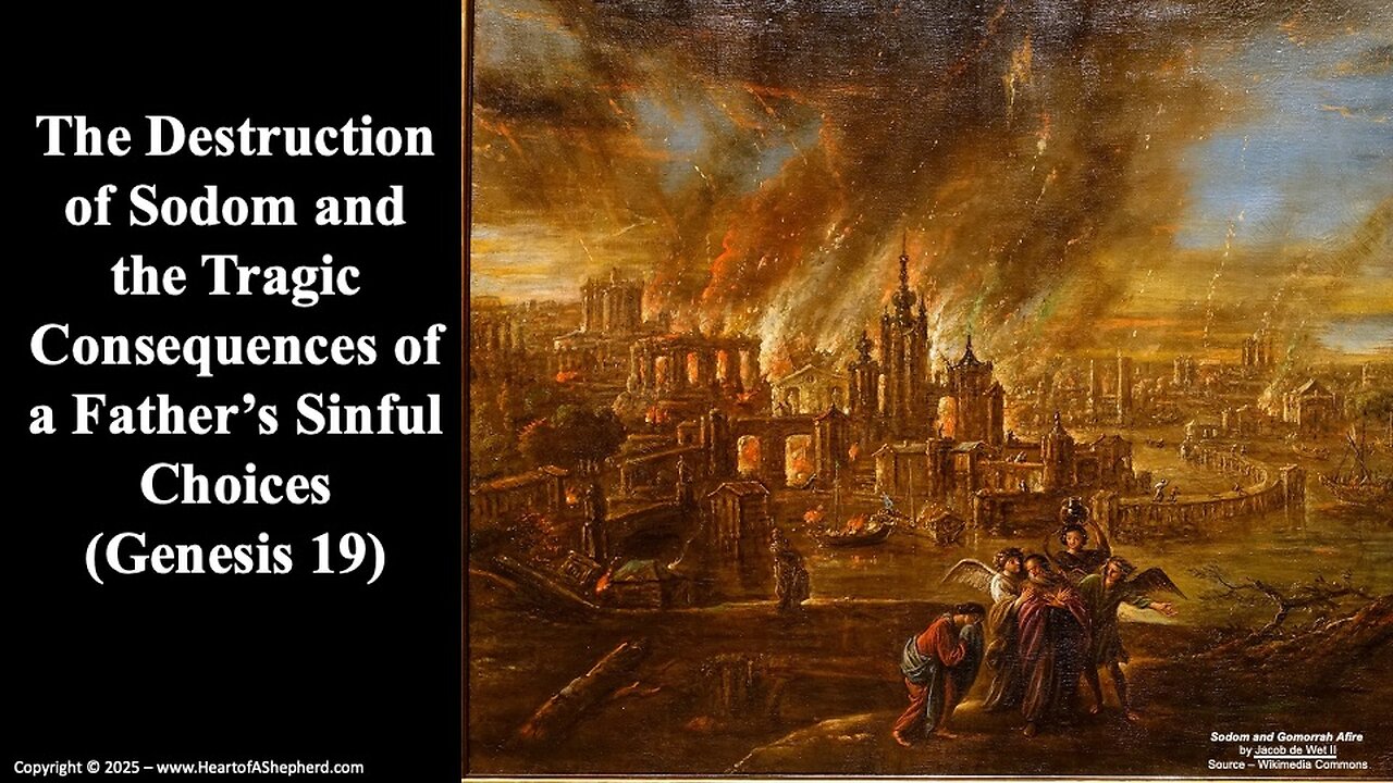 Sodom’s Destruction and the Consequences of a Father’s Choices (Genesis 19)