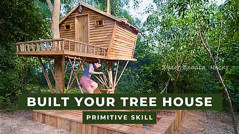 Build Your Own Epic Treehouse with a Swimming Pool! 🏡💦 (DIY Step-by-Step)