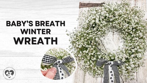 Baby's Breath Winter Wreath