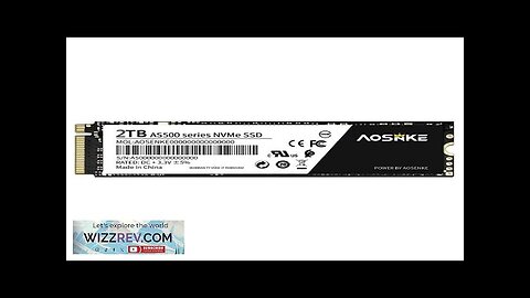 AOSENKE 3D NAND M.2 NVMe SSD PCIe3.0x4 NVMe 2TB/1TB/512GB/256GB Internal Solid State Review