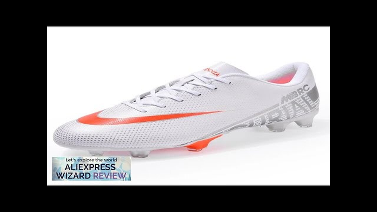 Men Soccer Shoes TF/FG LOW Ankle Football Boots Men's Sneaker Turf Soccer Review