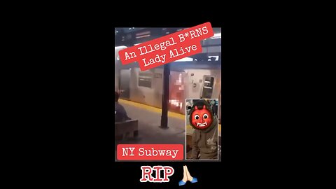 Illegal immigrant burning woman alive, New York subway