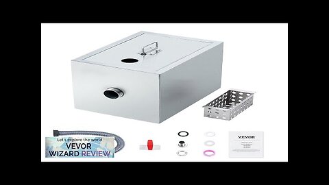 VEVOR Commercial Grease Trap 8 LBS Grease Interceptor Top Inlet Interceptor Under Review