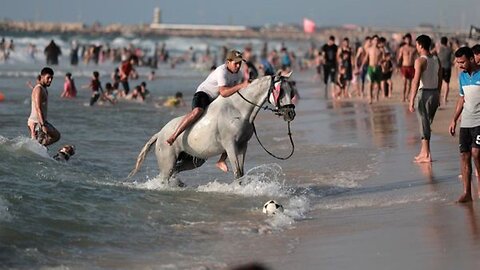 Palestinians swimming at Gaza’s beaches enrages Israelis