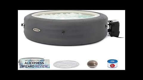 SimpleSpa Bubble Massage Inflatable Round Hot Tub Relaxing Outdoor Water Spa Review