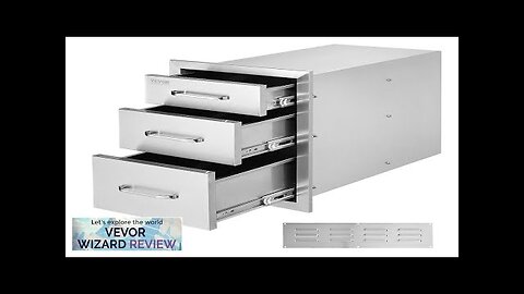 VEVOR Outdoor Kitchen Drawers 14" W x 20.3" H x 23" D Review