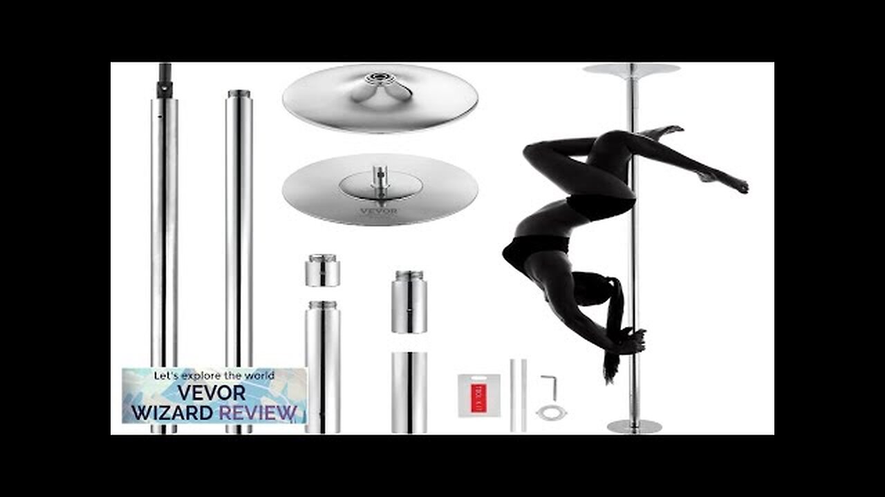 VEVOR Professional Dancing Pole Spinning Static Dancing Pole Kit Portable Removable Pole Review