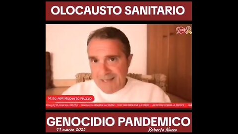 OLOCAUSTO SANITARIO - GIORNO DELLA MEMORIA: Intervento del M.llo AM Roberto Nuzzo (11/3/2025)