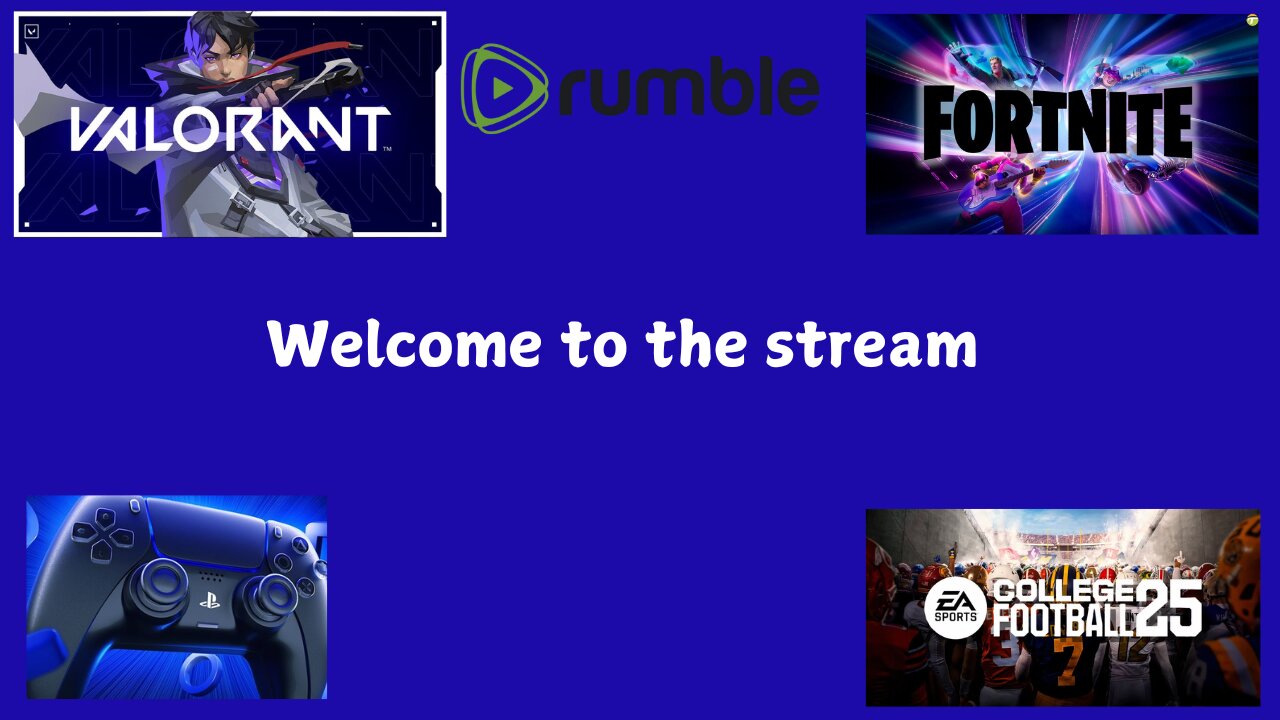 Multi game stream. Fortnite, Valorant, Ea College Football 25. Challenges Welcome.