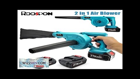 Cordless Electric Air Blower 2 In 1 Blowing & Suction Handheld Leaf Review