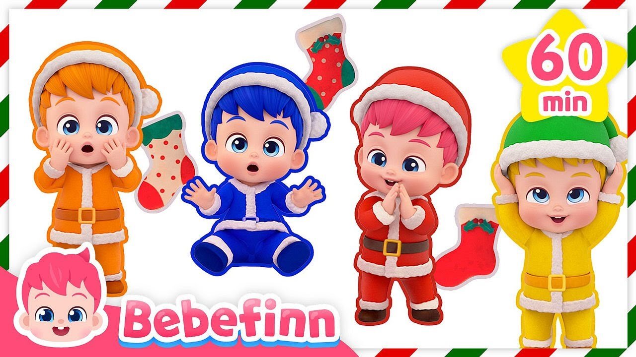 Bebefinn Christmas Stories | Colorful Santa + More Fun Play Musicals