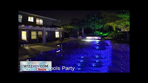 Outdoor Laser Projector LED Christmas Lights for Garden Lawn Yard Decoration Dynamic Review