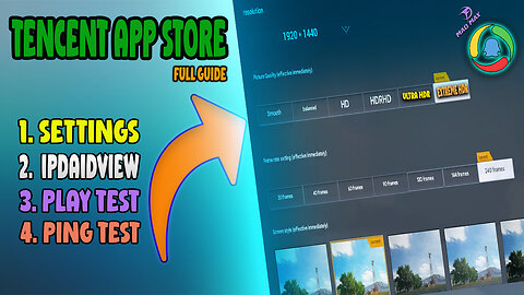 TENCENT APP STORE AFTER BIG UPDATE FULL GUIDE || IPADVIEW ||SETTING GUIDE || GAMEPLAY ||PING || 2025