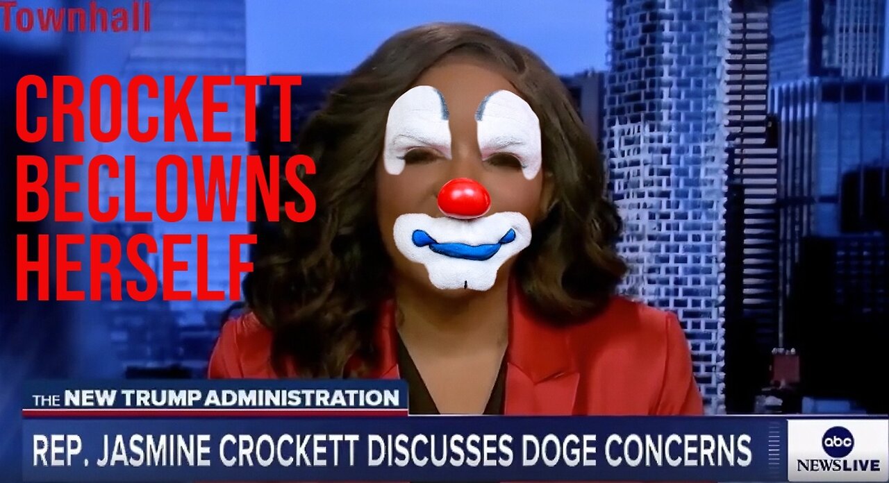 Crockett beclowns herself