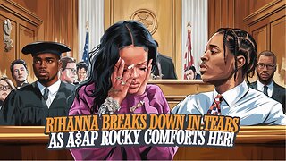 RIHANNA BREAKS DOWN IN TEARS AS A$AP ROCKY COMFORTS HER!