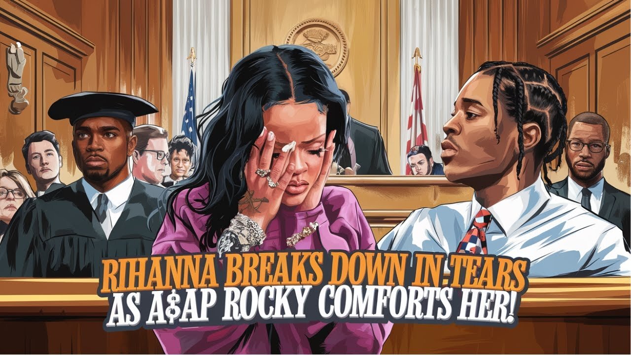 RIHANNA BREAKS DOWN IN TEARS AS A$AP ROCKY COMFORTS HER!