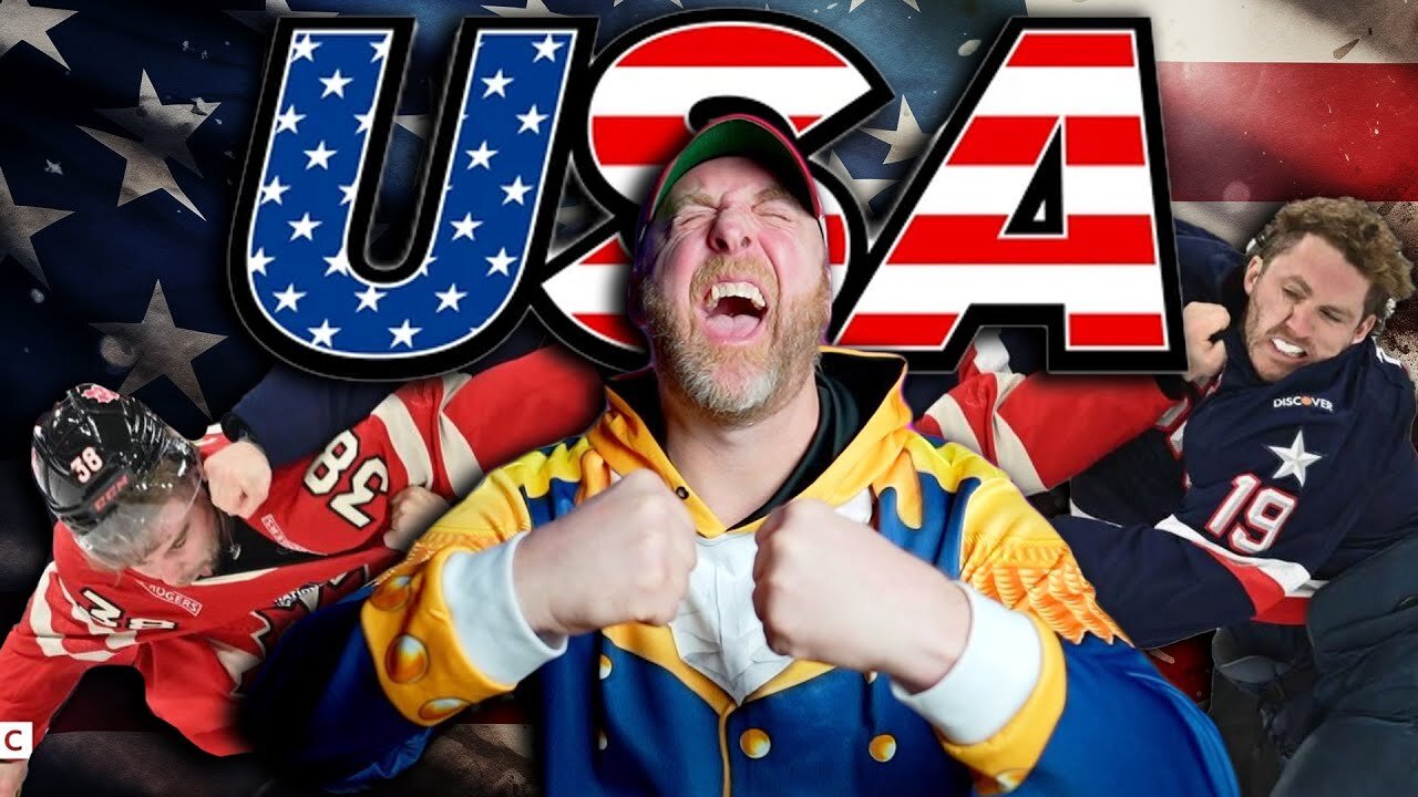 WE ARE SO BACK! US CANADA HOCKEY RANT! USA!