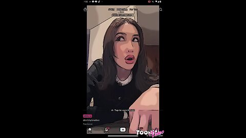 destiny tirado on TikTok Livestream in cartoon edition