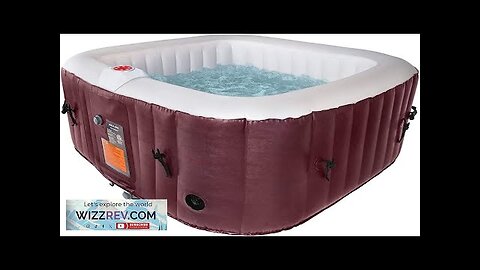 #WEJOY 2-3 Person Inflatable Square Hot Tub 61X61X26 Inch Air Jet Spa Review