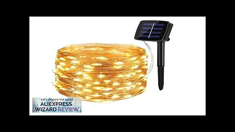 LED Solar Outdoor Lights Garland Outdoor Waterproof Solar Light For Garden Wedding Review