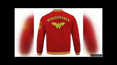 Wonder Woman Red and Yellow Children’s Bomber Jacket Review