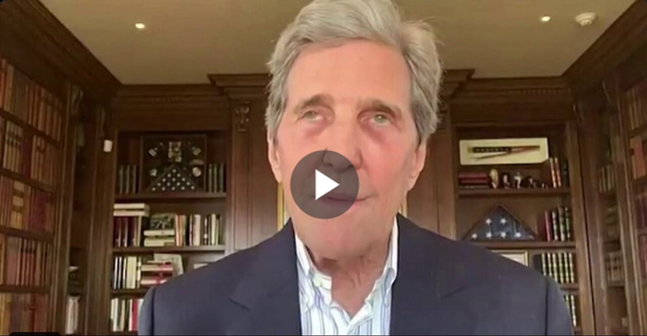 "The climate crisis is killing people." John Kerry: "Every year now, millions of people...