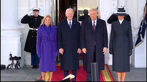 Biden welcomes Trump at the White House ahead of inauguration