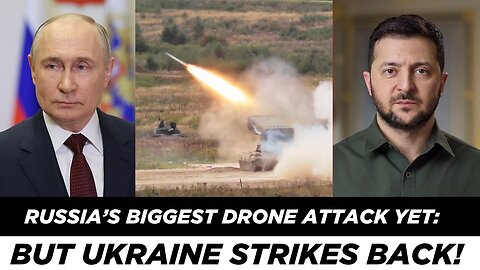 Russia’s MASSIVE Drone Attack on Ukraine—Zelenskyy Fights Back!